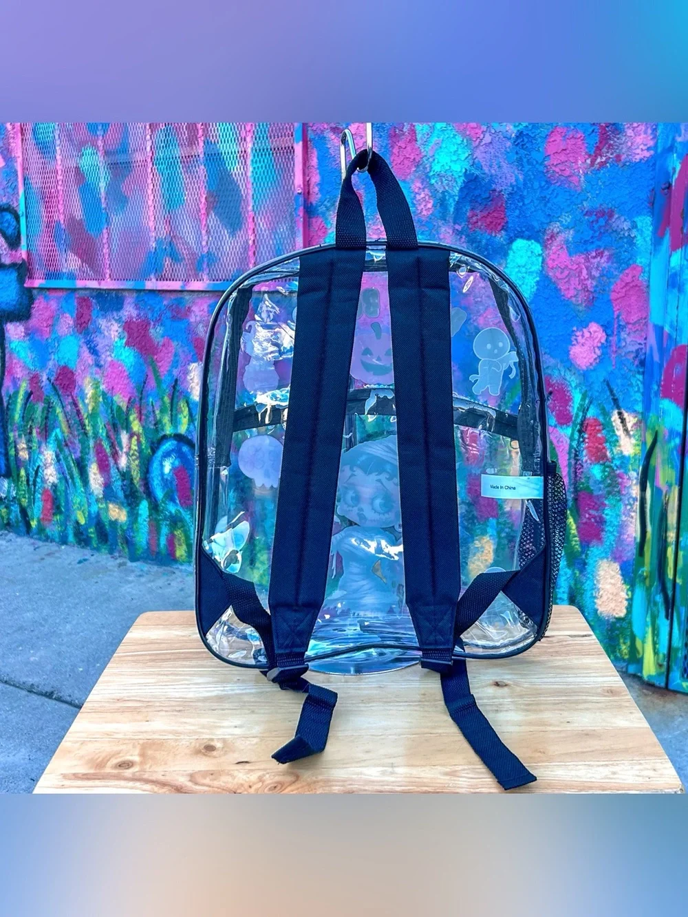 BETTY BOO! Clear Backpack 15”